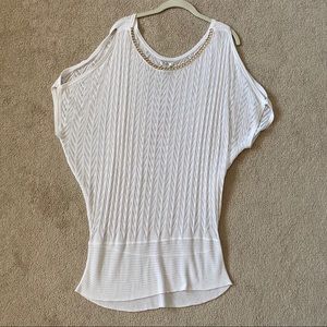 Cache long off the shoulder sweater